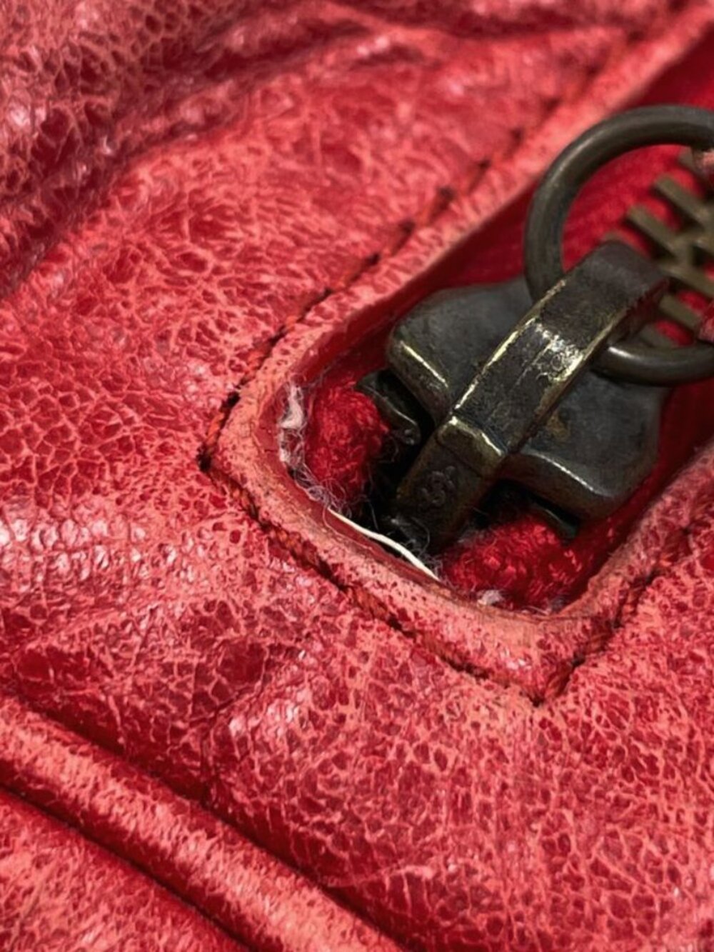 Balenciaga Mini Twig 2-Way Shoulder Bag Leather Red - Picture 6 of 10